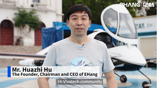 The CEO of EHang Shares His Vision of the Company at the VivaTech Conference